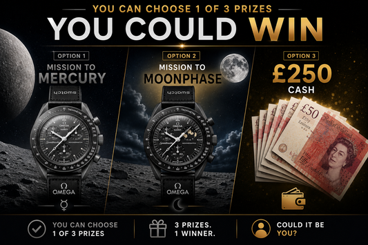 WIN Omega X Swatch or £250 CASH