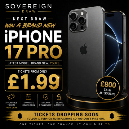WIN AN IPHONE 17 PRO OR £800 CASH