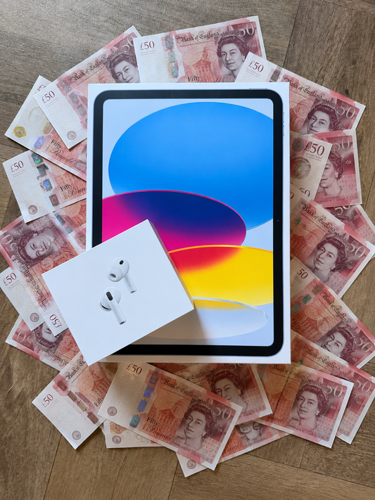 INSTANT Win £2,500 Cash Plus AirPods, iPad & Cash Prizes